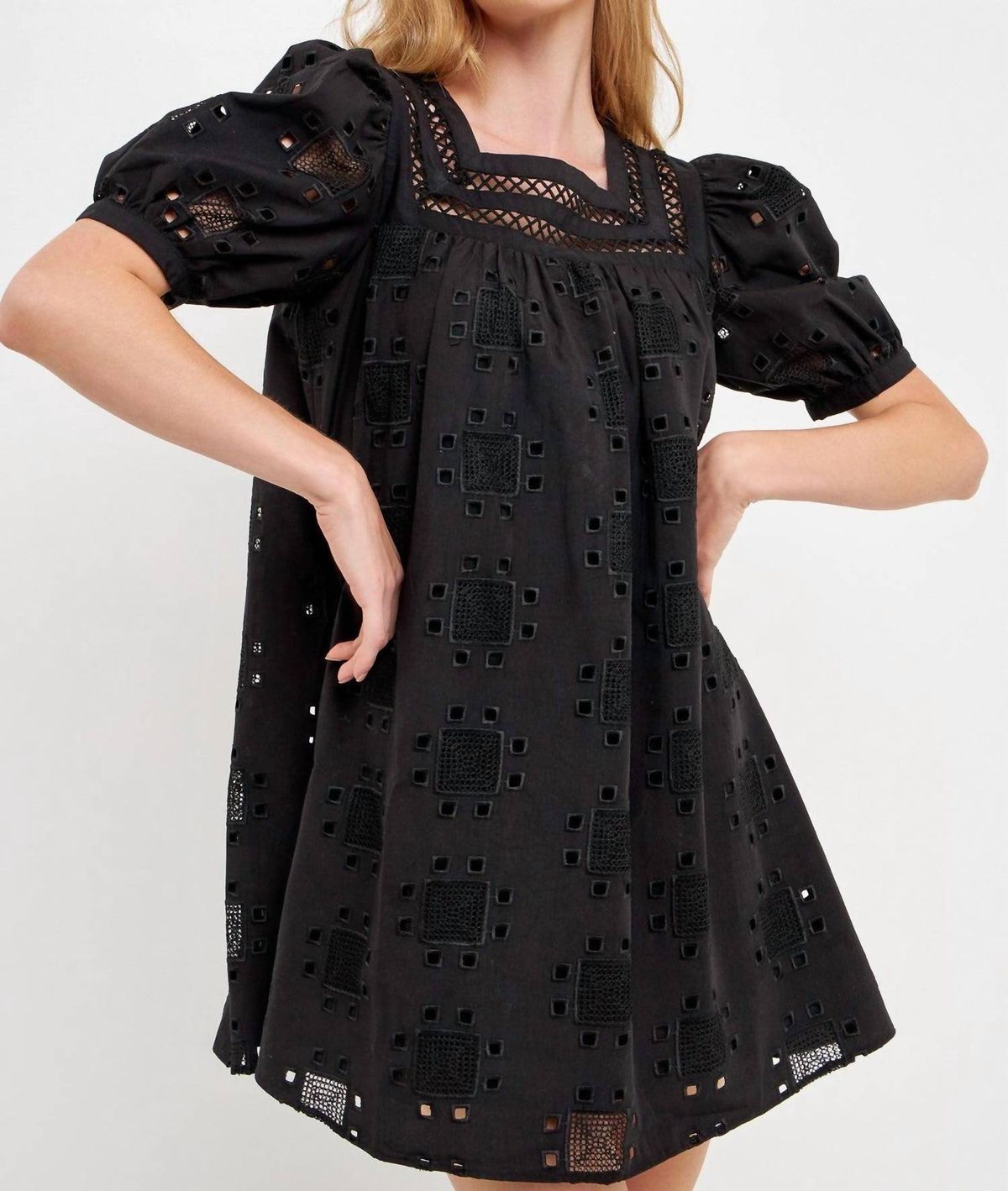 Style 1-2379057640-3470 2.7 AUGUST APPAREL Size S Black Cocktail Dress on Queenly