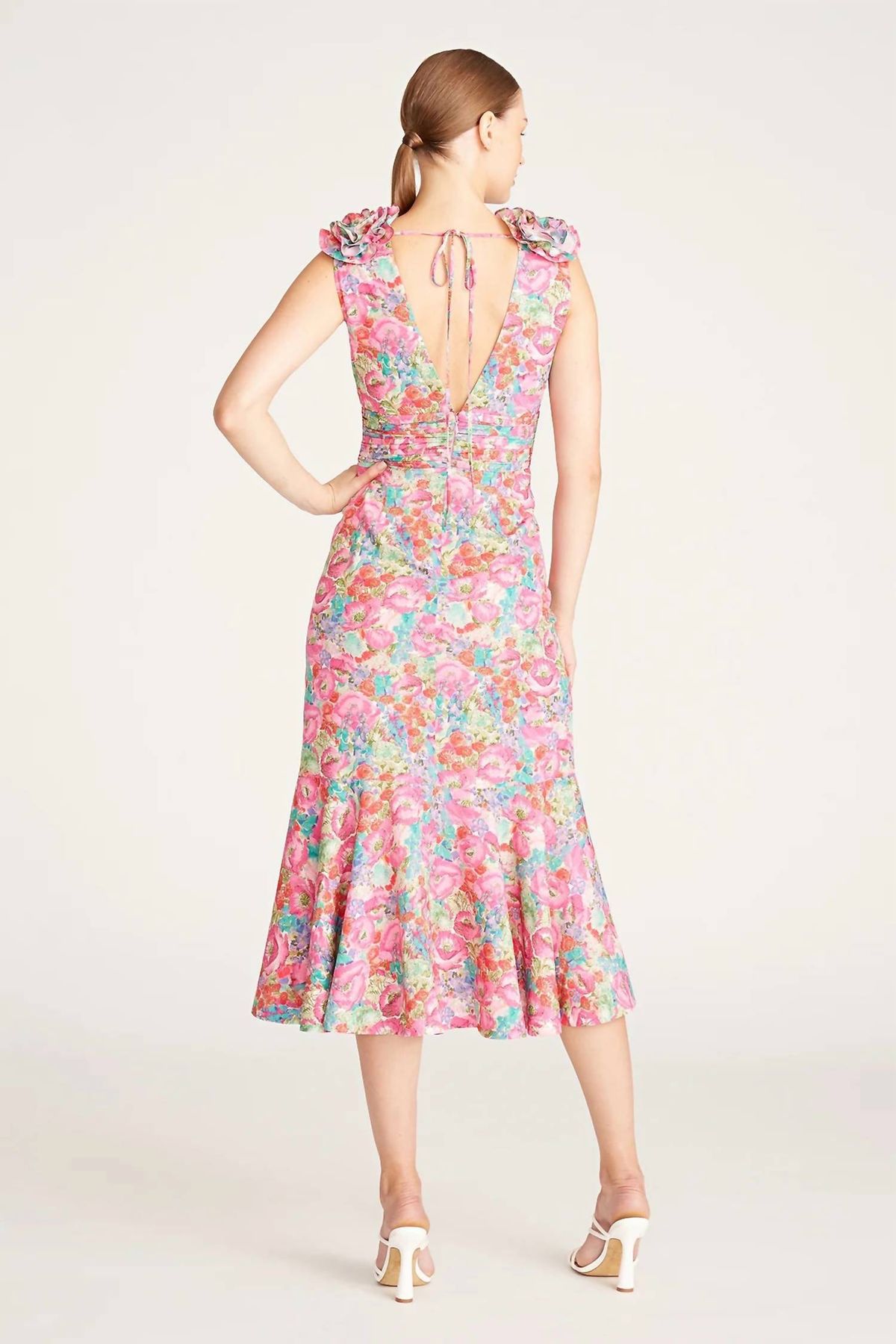 Style 1-3817463362-649 AMUR Size 2 Floral Multicolor Cocktail Dress on Queenly