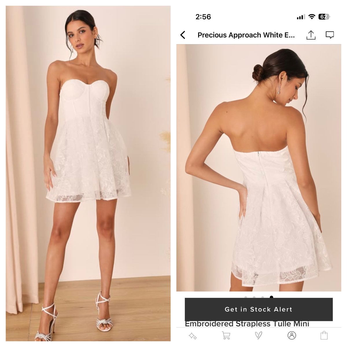 White Mini Dress - Strapless Mini Dress - Bachelorette Mini Dress - Lulus