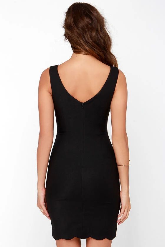 Style 226218 Lulus Size XS Black Cocktail Dress on Queenly