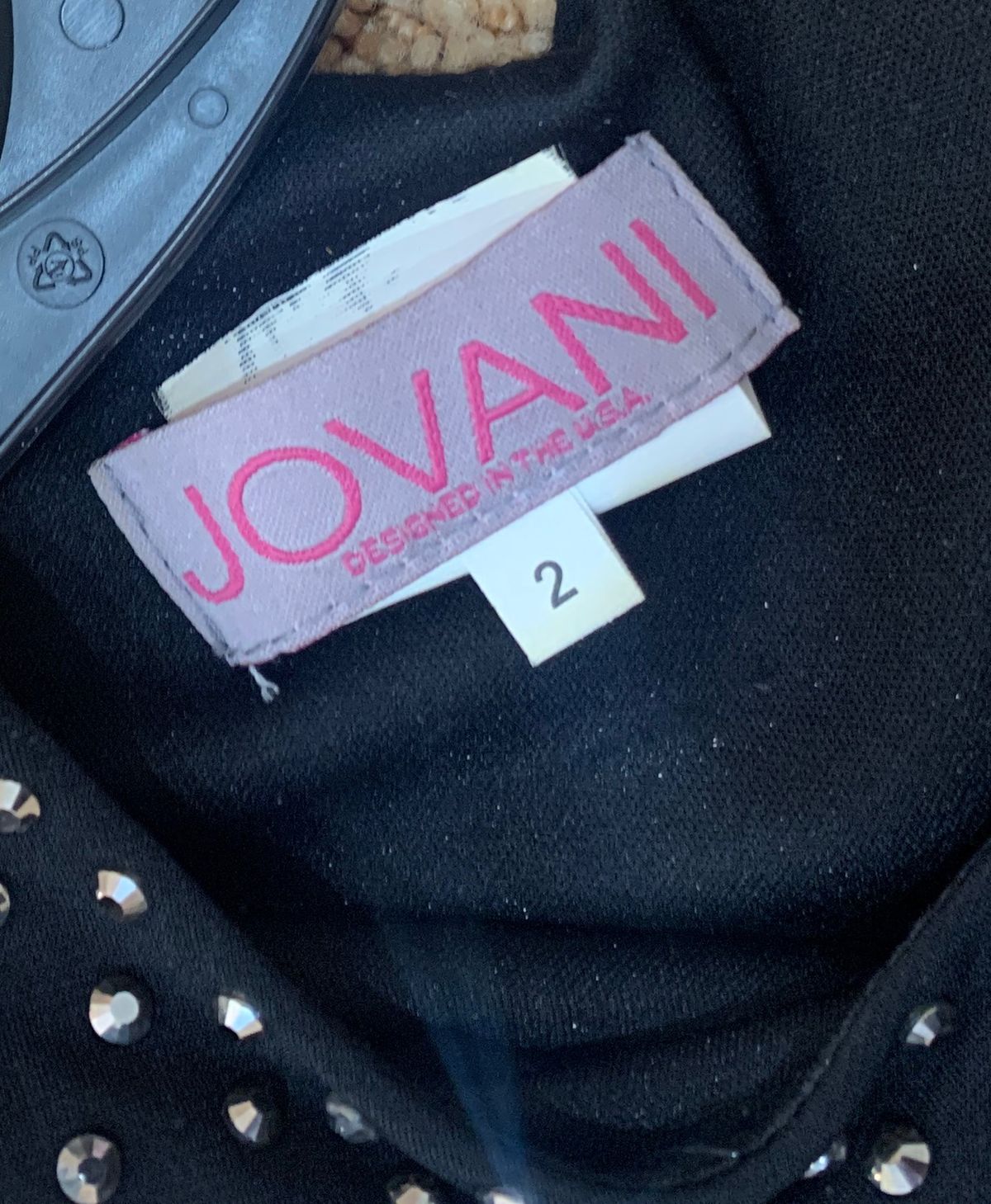 Jovani Size 2 Long Sleeve Black Side Slit Dress on Queenly