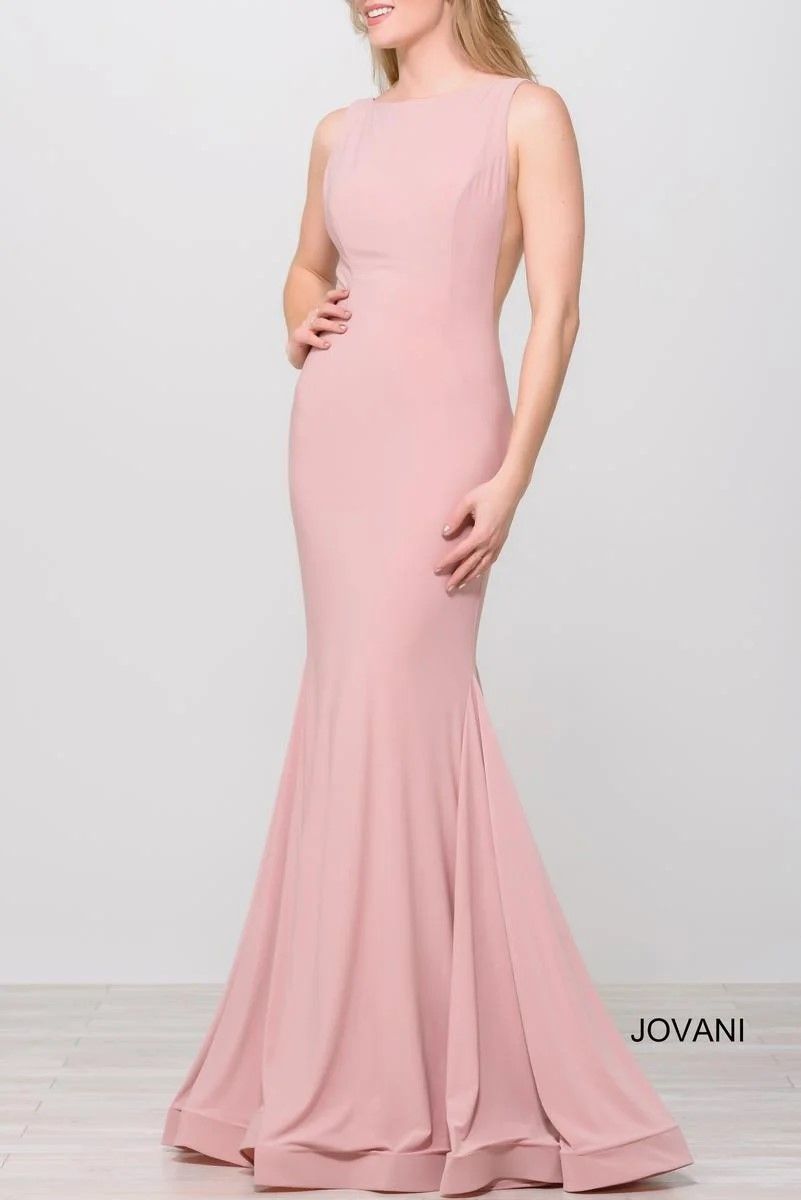 Style 47100 Jovani Size 00 Pink Mermaid Dress on Queenly