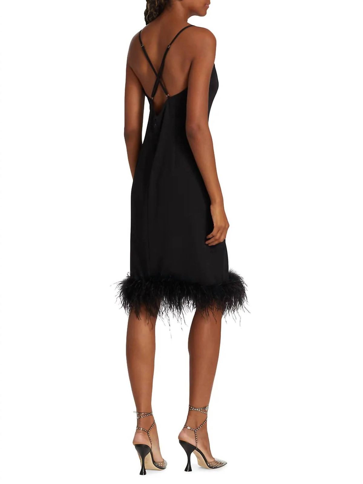 Style 1-12999151-2696 Amanda Uprichard Size L Black Cocktail Dress on Queenly