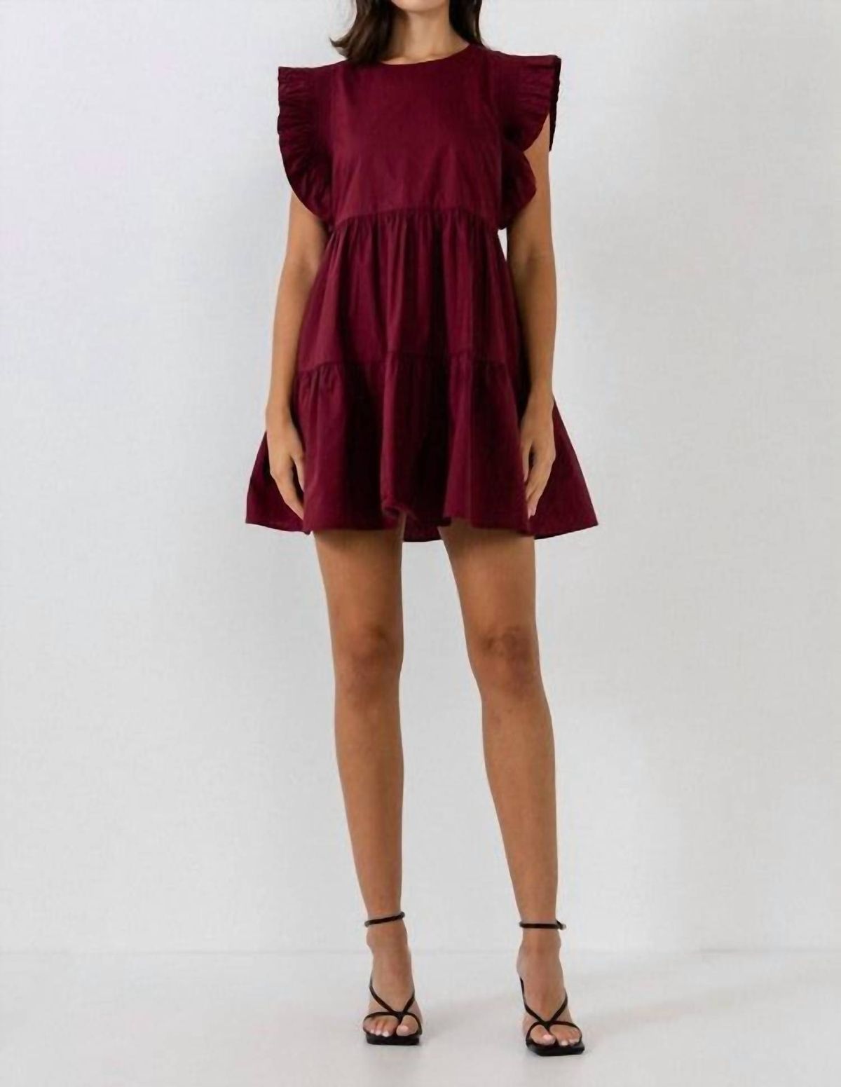 Style 1-1763389787-3897 2.7 AUGUST APPAREL Size XS Burgundy Red Cocktail Dress on Queenly