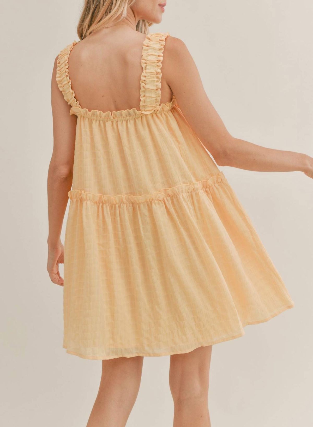 Style 1-3669621244-2791 Sadie & Sage Size L Yellow Cocktail Dress on Queenly