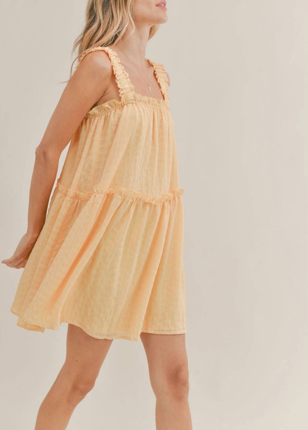 Style 1-3669621244-2791 Sadie & Sage Size L Yellow Cocktail Dress on Queenly