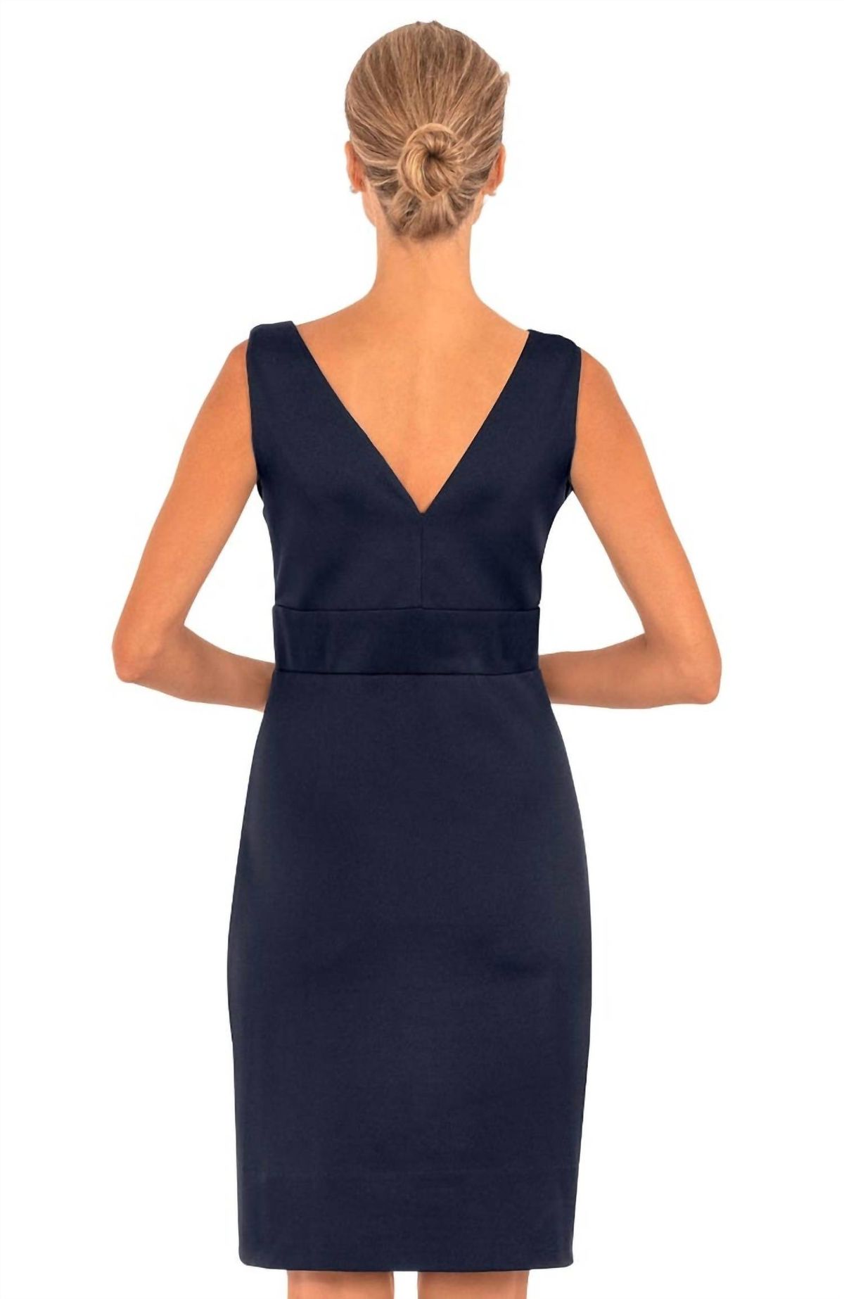 Style 1-3793142687-2901 GRETCHEN SCOTT Size M Navy Blue Cocktail Dress on Queenly