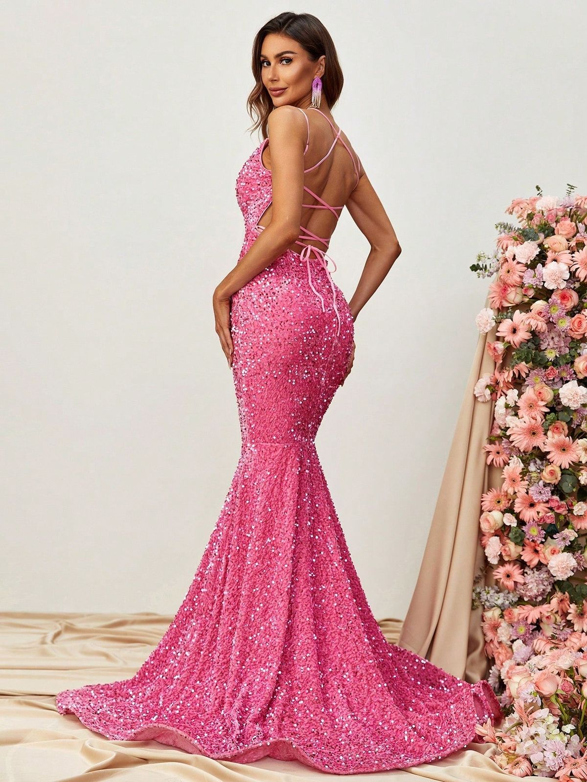 Style FSWD0594 Faeriesty Size XS Pink Mermaid Dress on Queenly
