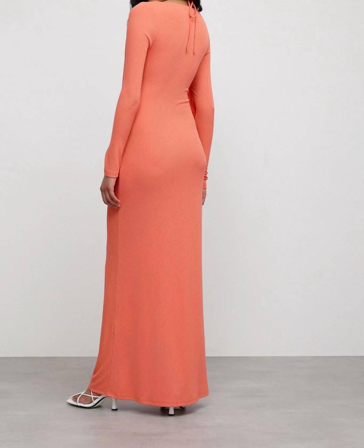 Style 1-1626590471-1498 SIGNIFICANT OTHER Size 4 Long Sleeve Pink Floor Length Maxi on Queenly