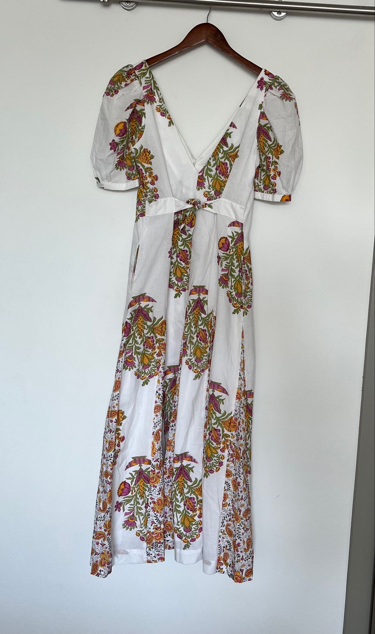 Alix of Bohemia Size S Plunge Floral Multicolor Floor Length Maxi on Queenly