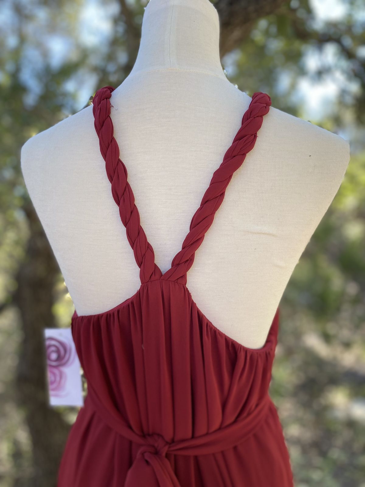 Ceremony by Joanna August  Size 8 Bridesmaid Red A-line Dress on Queenly