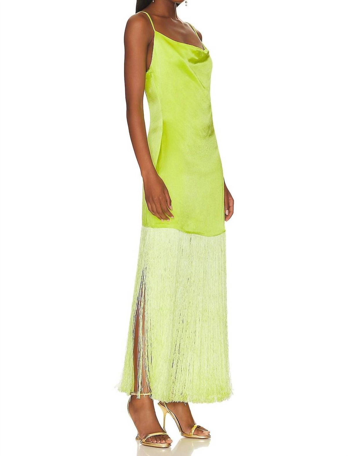 Style 1-1557163402-3905 ELLIATT Size XS Yellow Side Slit Dress on Queenly