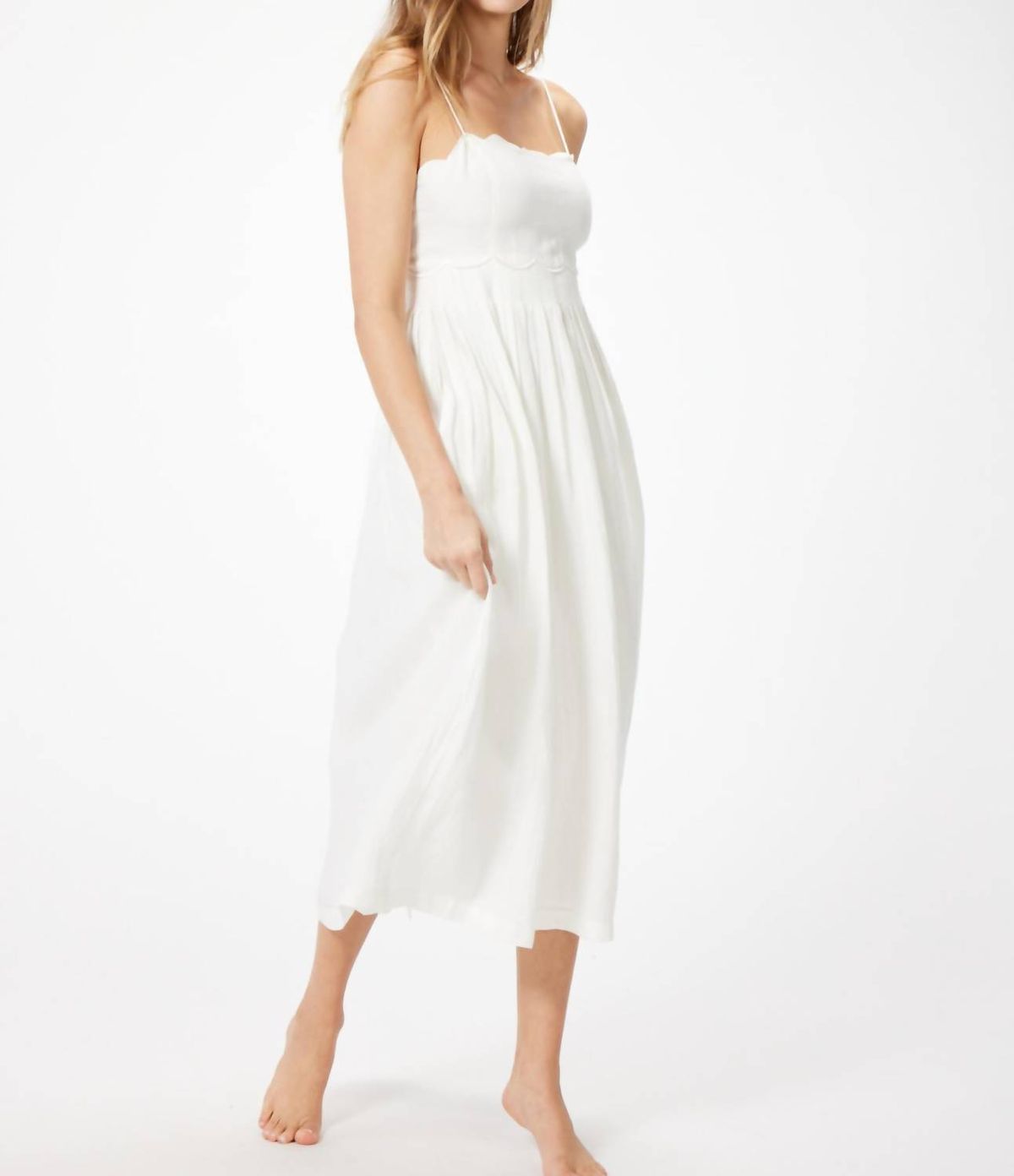 Style 1-1908790467-2696 Sophie Rue Size L White Floor Length Maxi on Queenly