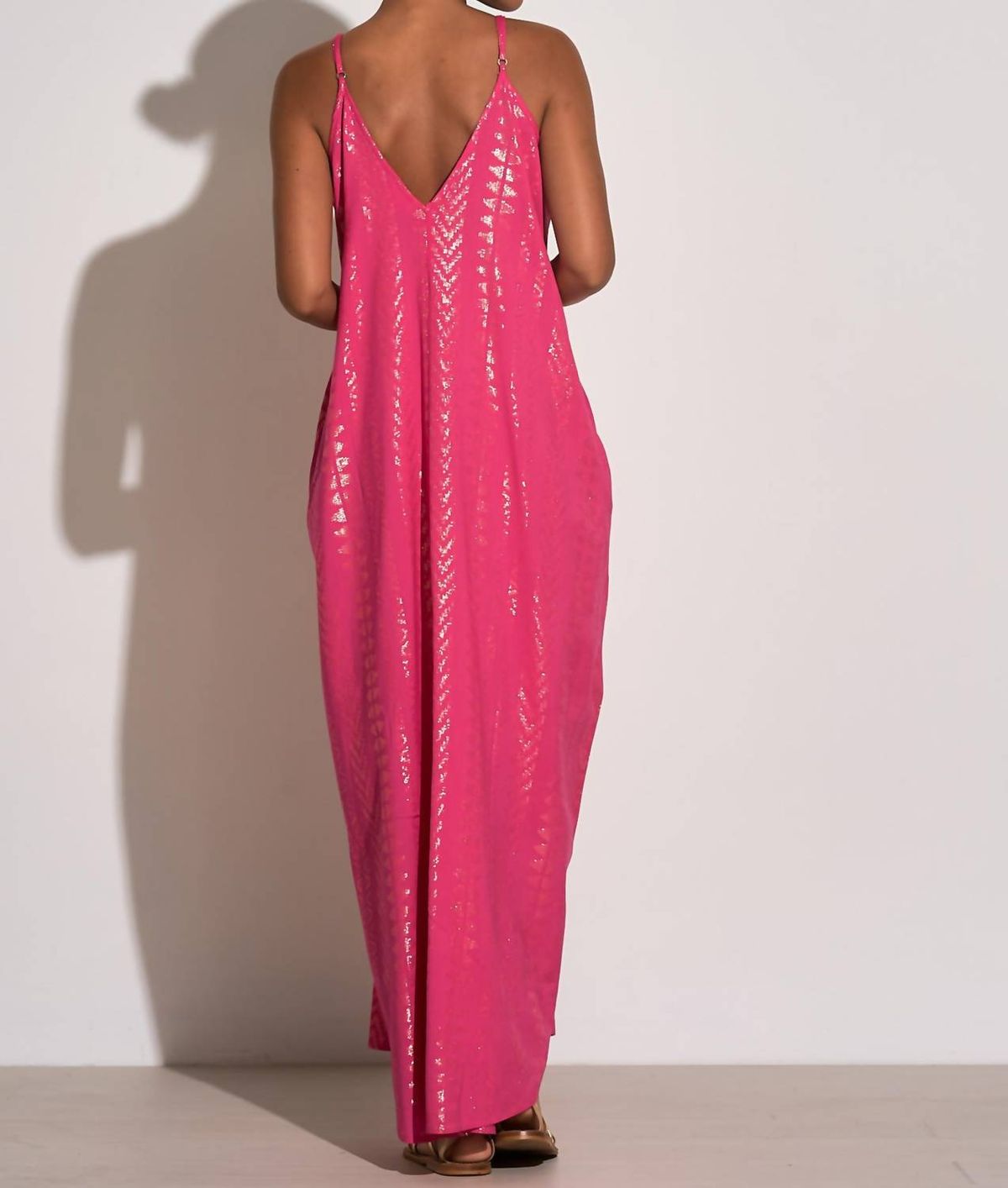 Style 1-3007201334-2696 ELAN Size L Pink Floor Length Maxi on Queenly