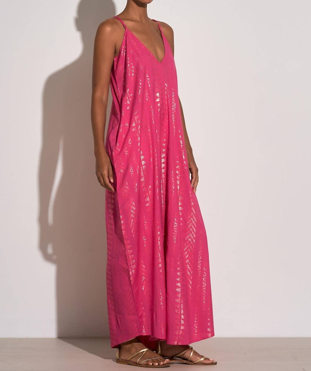 Style 1-3007201334-2901 ELAN Size M Pink Floor Length Maxi on Queenly