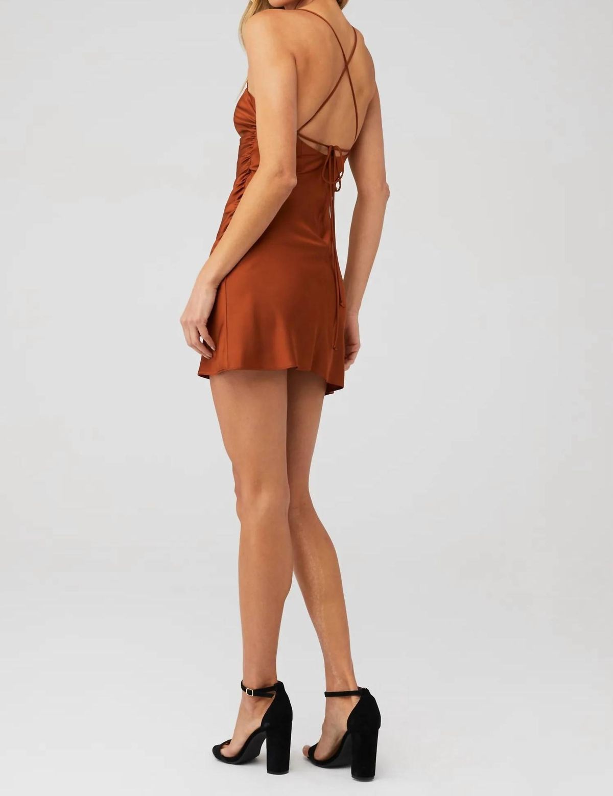 Style 1-3102708751-3236 line and dot Size S Orange Cocktail Dress on Queenly