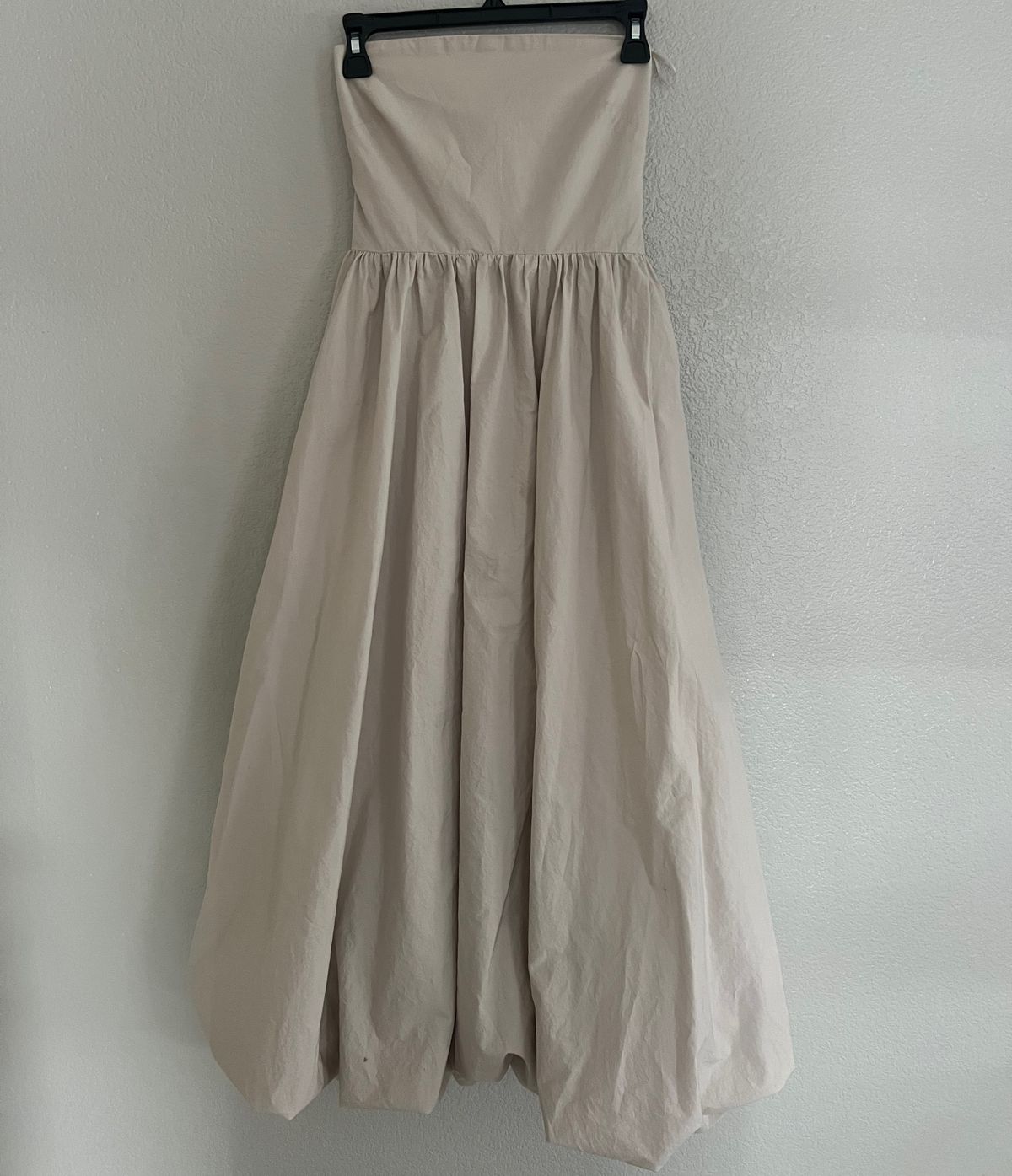 Zara Size XS Pageant Strapless Gray Floor Length Maxi on Queenly