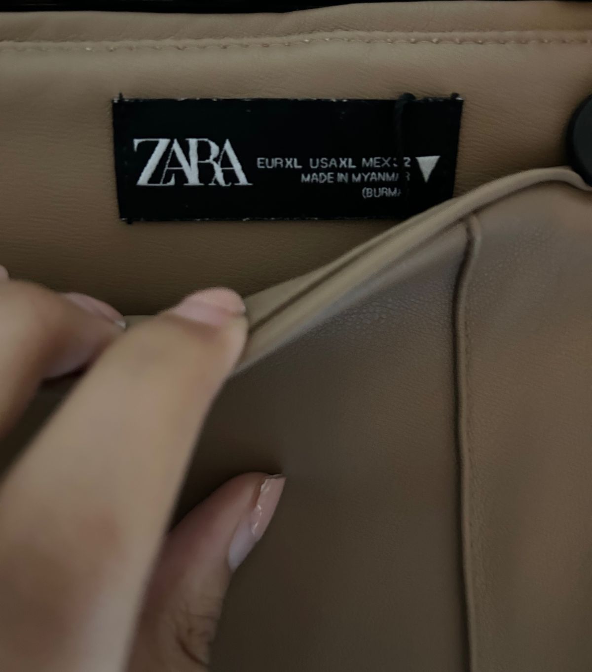 Style 7102260707 Zara Plus Size 16 Nightclub Blazer Brown Formal Jumpsuit on Queenly