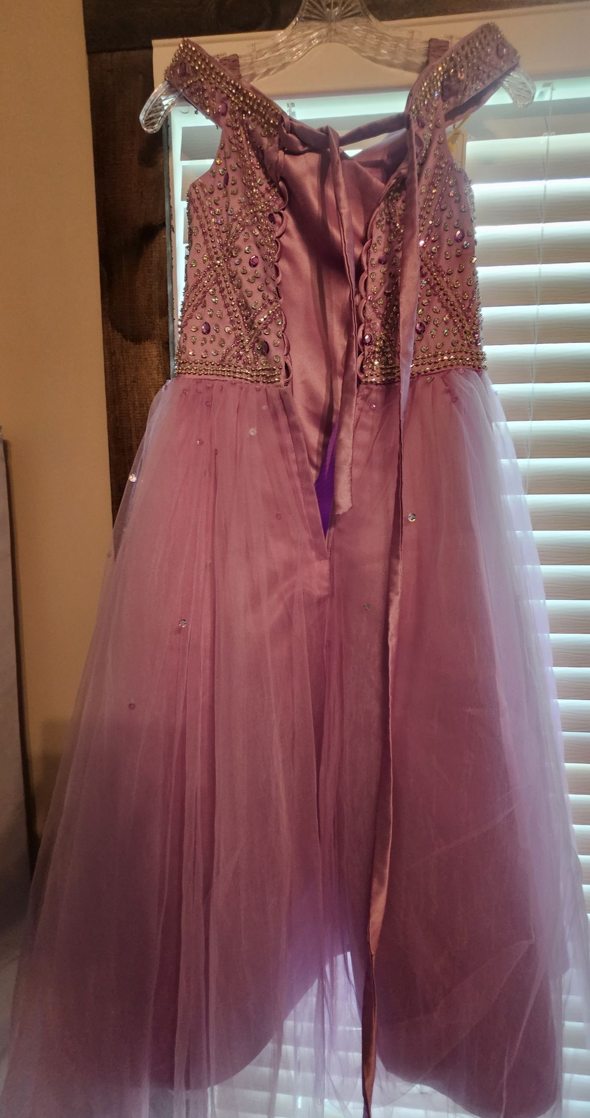 Girls Size 10 Purple Ball Gown on Queenly