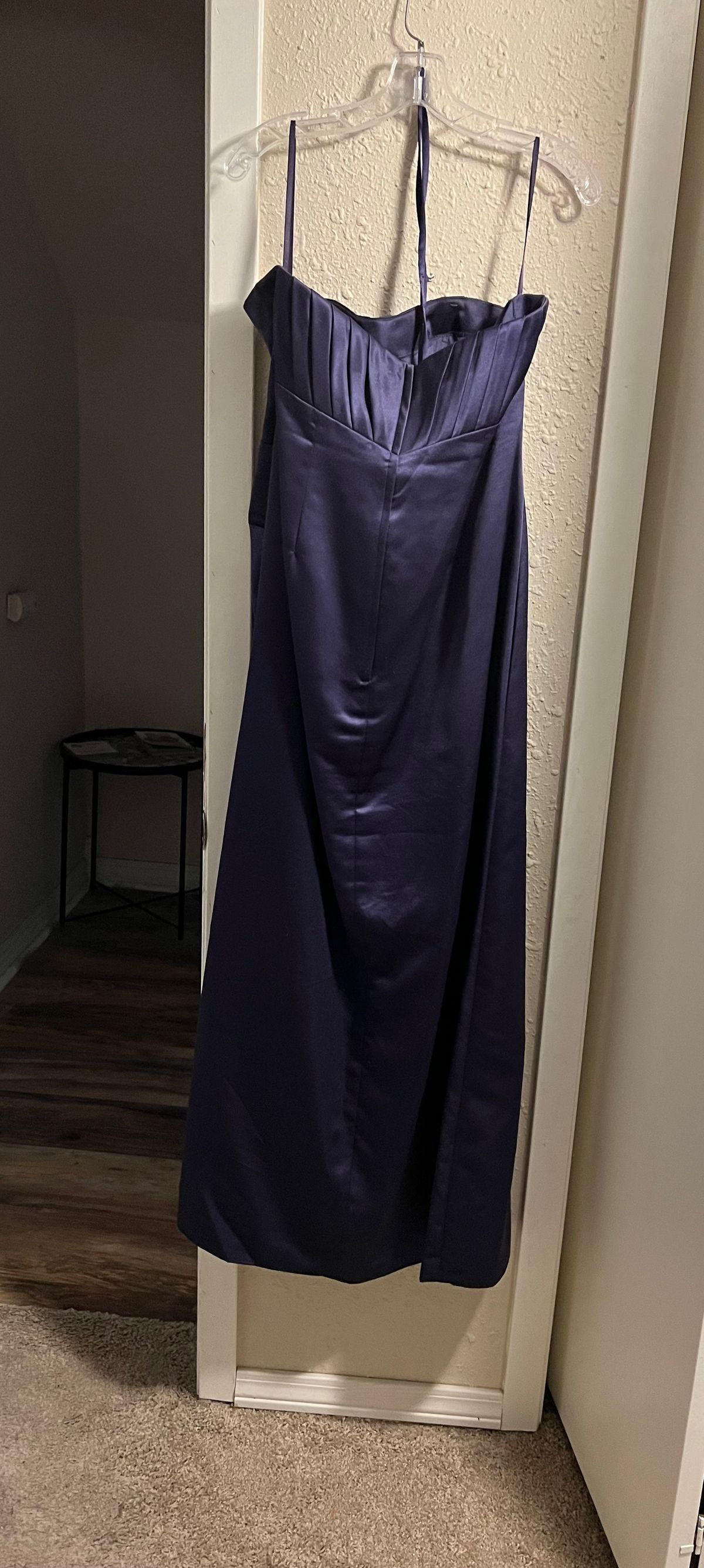 Allure Size 12 Prom Strapless Purple A-line Dress on Queenly