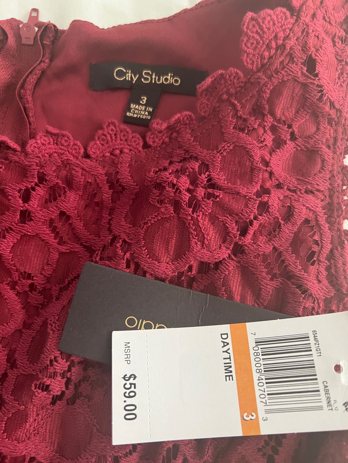 City studio Girls Size 3 Red A-line Dress on Queenly