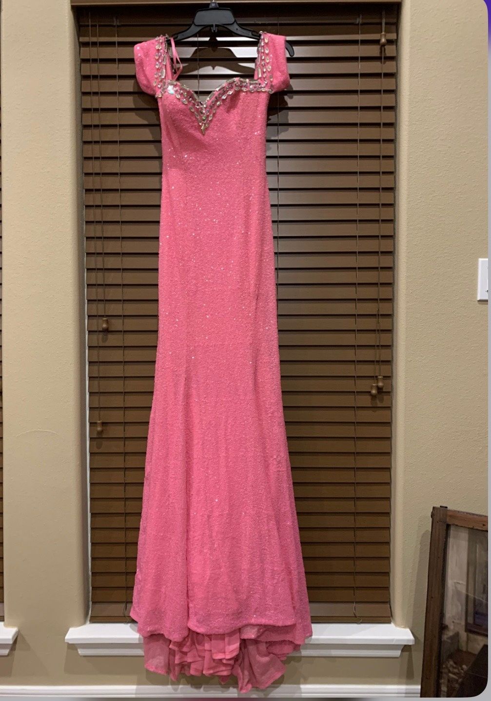 Johnathan Kayne Size 6 Hot Pink Mermaid Dress on Queenly