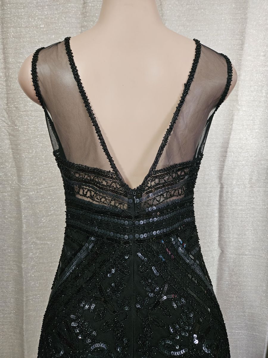 soyaza  Size 12 Prom Lace Black Mermaid Dress on Queenly