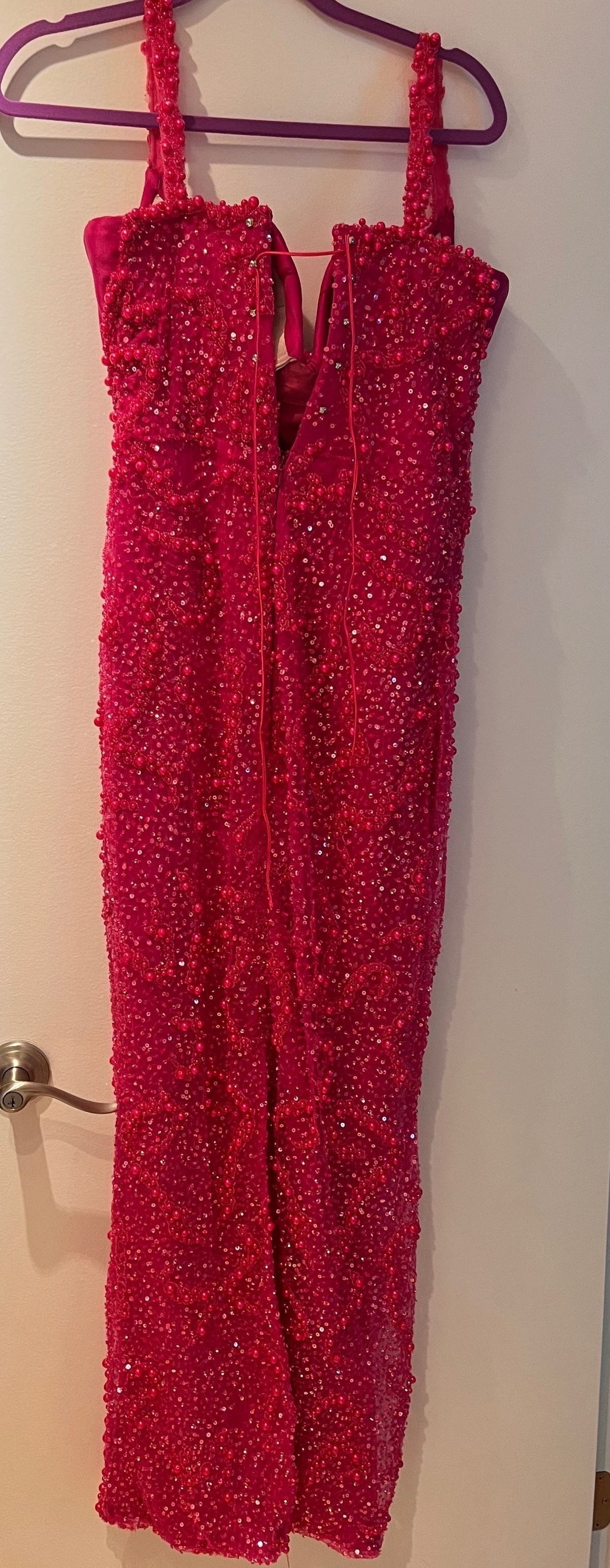 Minna fashion Size 6 Prom Pink Floor Length Maxi on Queenly