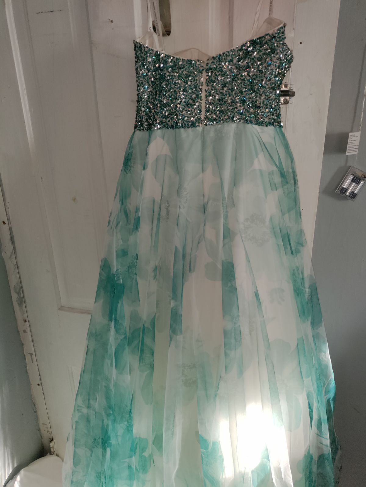 MoriLee Size 4 Prom Blue Ball Gown on Queenly