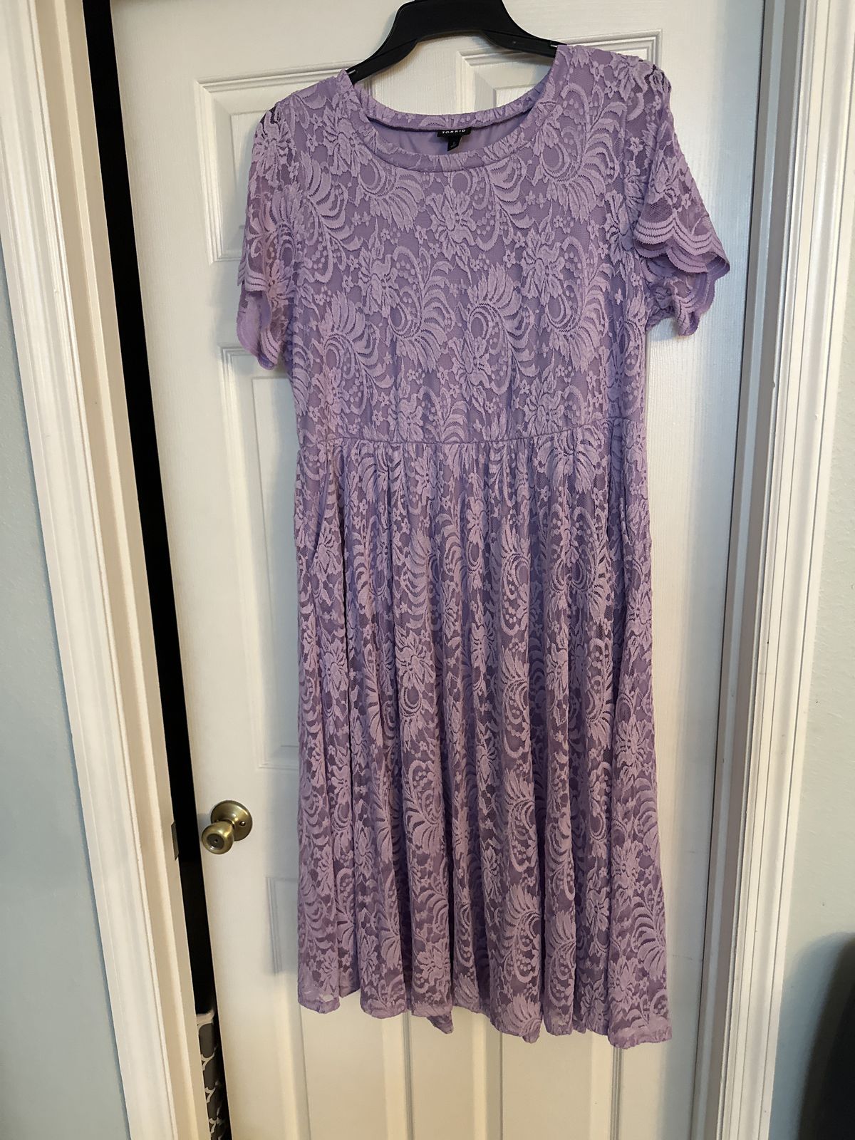 Style 16162596 Torrid Size 2X Purple Cocktail Dress on Queenly