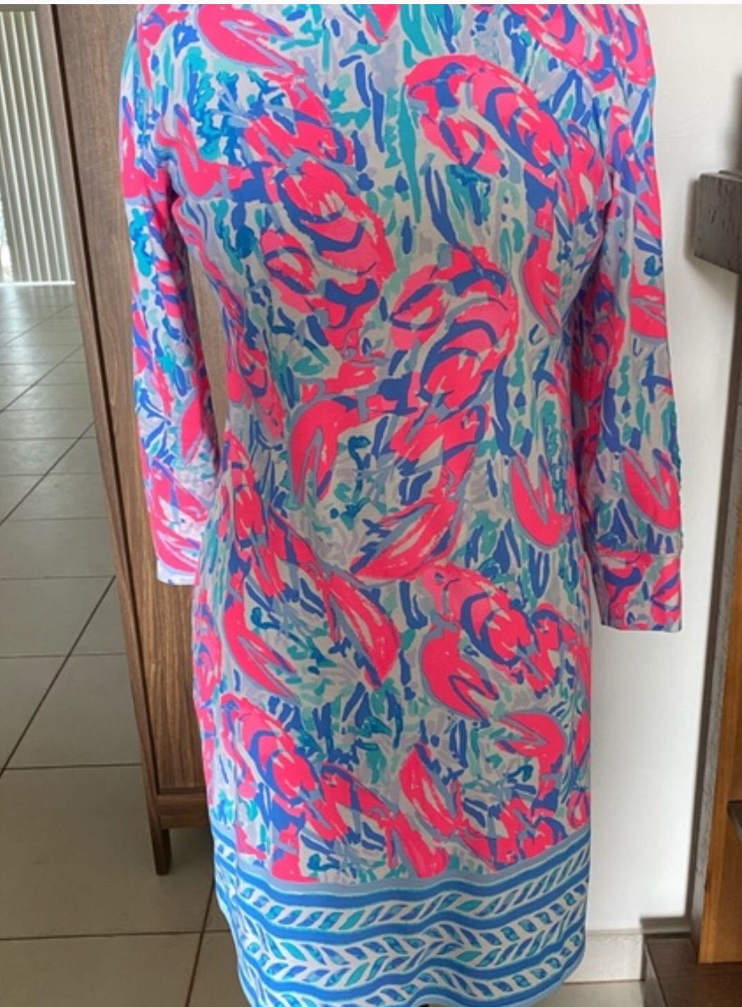 Lilly Pulitzer Size M Long Sleeve Multicolor Cocktail Dress on Queenly