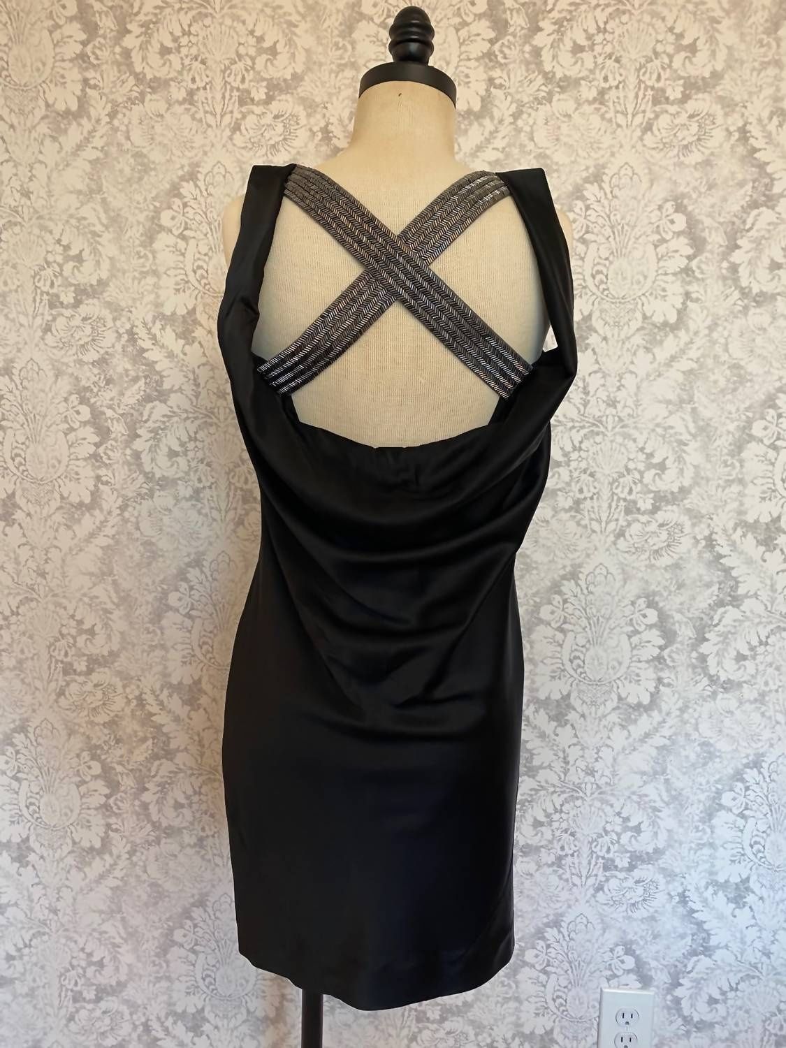 Style 1-1123811994-649 Nicole Miller Size 2 Black Cocktail Dress on Queenly