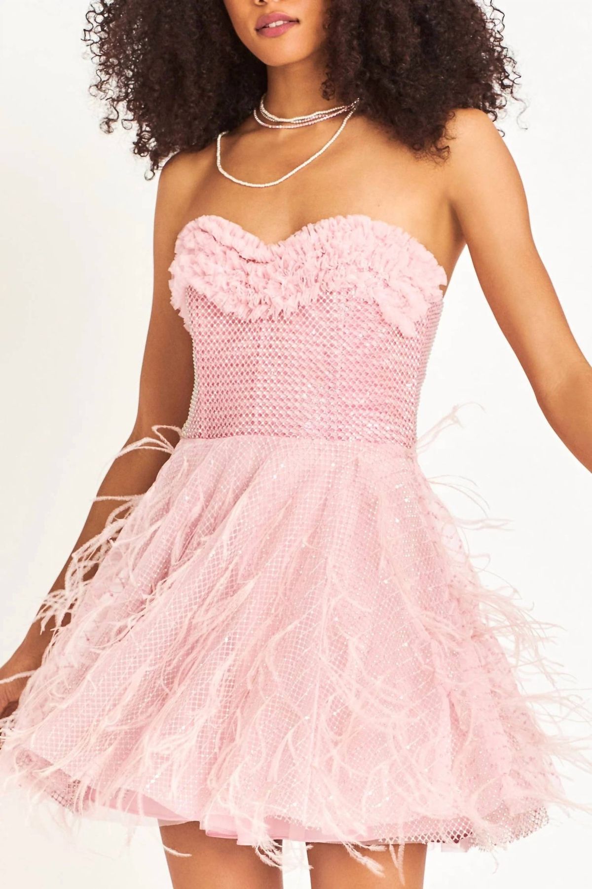 Style 1-222876494-6215 LoveShackFancy Size XS Pink Cocktail Dress on Queenly