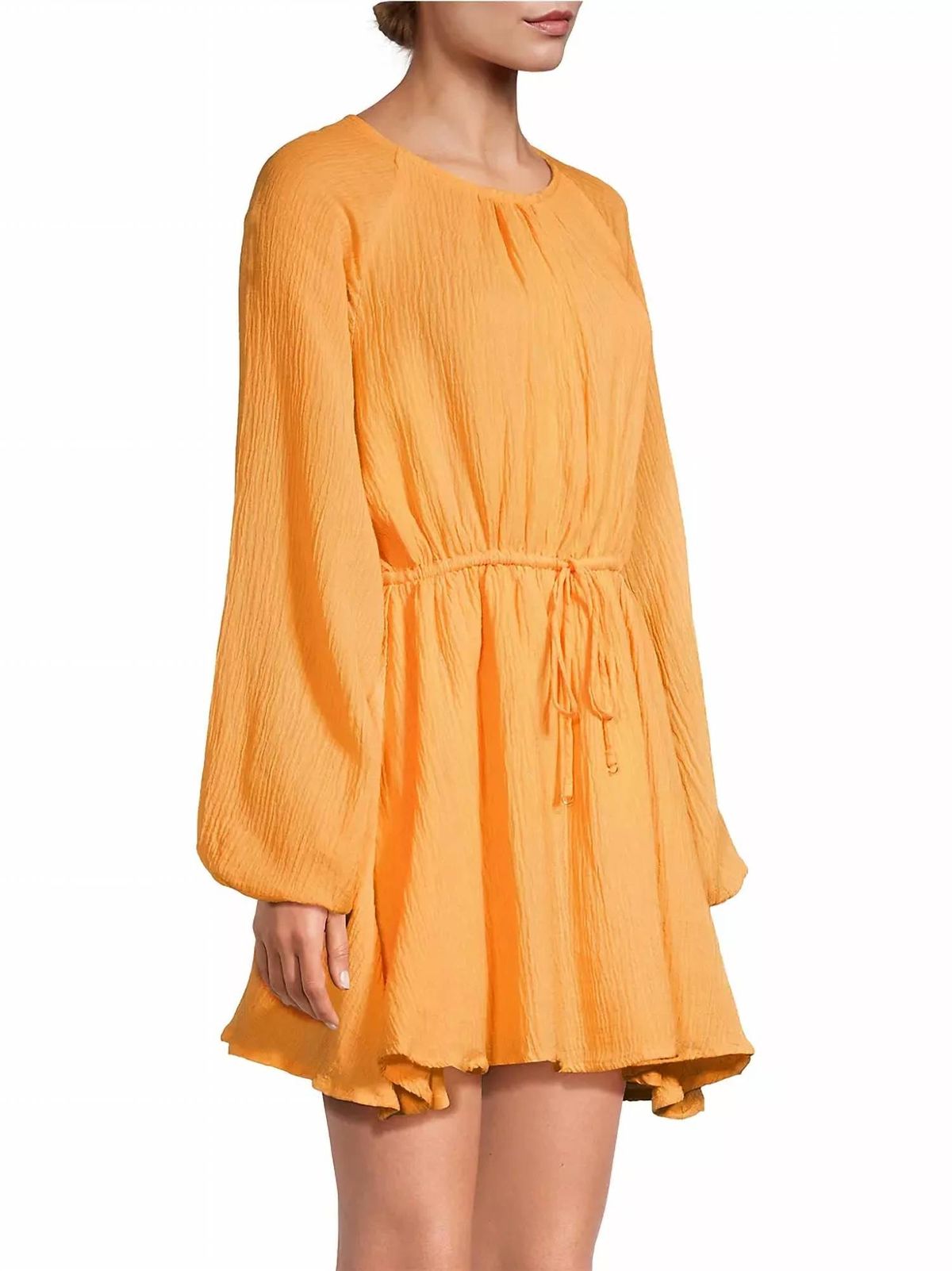 Style 1-2381396082-2696 FAITHFULL THE BRAND Size L Yellow Cocktail Dress on Queenly