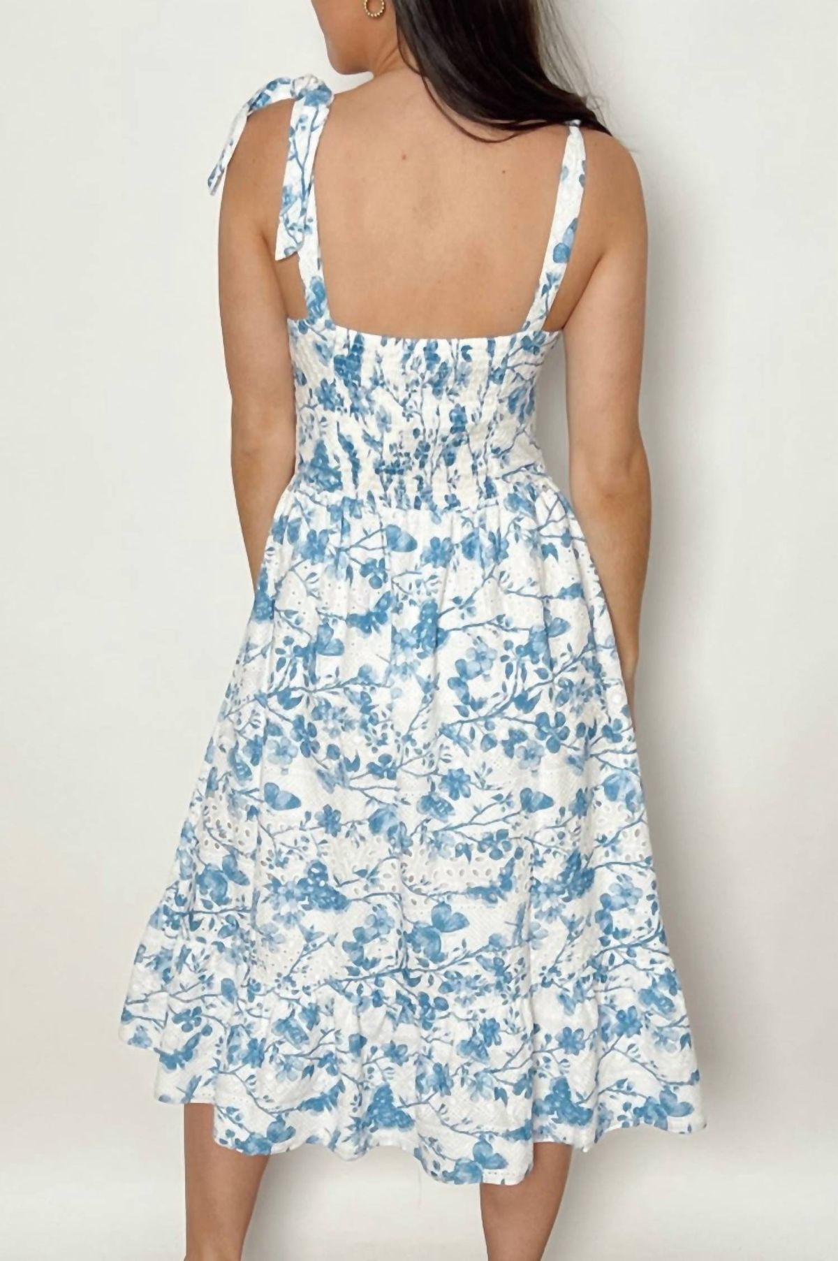 Style 1-4286657827-649 STEVE MADDEN Size 2 Floral Blue Cocktail Dress on Queenly