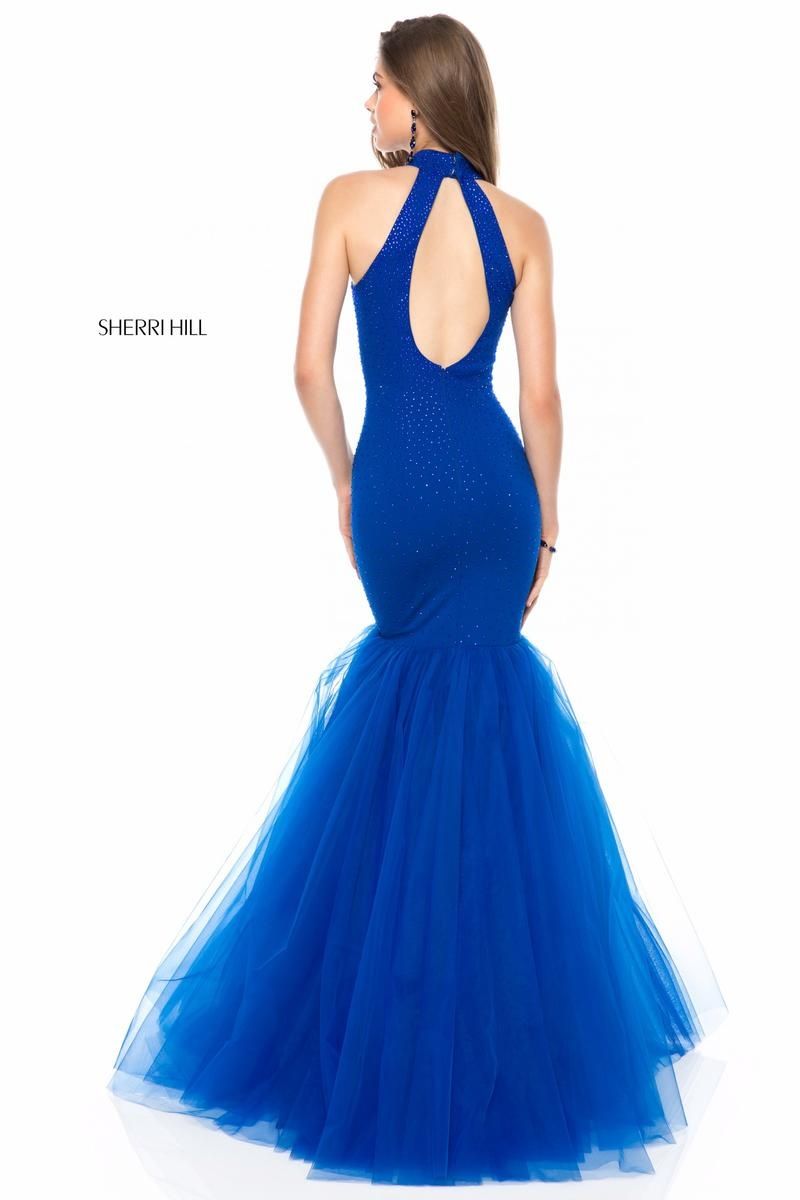 Style 51779 Sherri Hill Size 2 Prom Royal Blue Mermaid Dress on Queenly