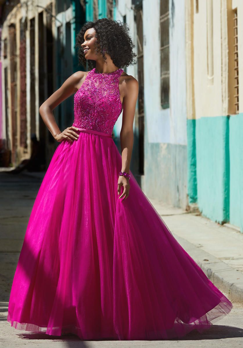 Hot Pink Prom and Hoemcoming Dresses