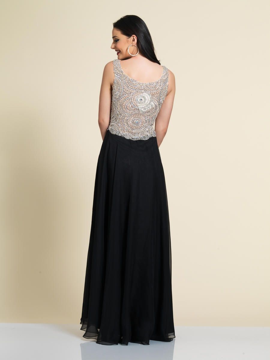 Style 2700 Dave and Johnny Plus Size 24 Prom Black Floor Length Maxi on Queenly