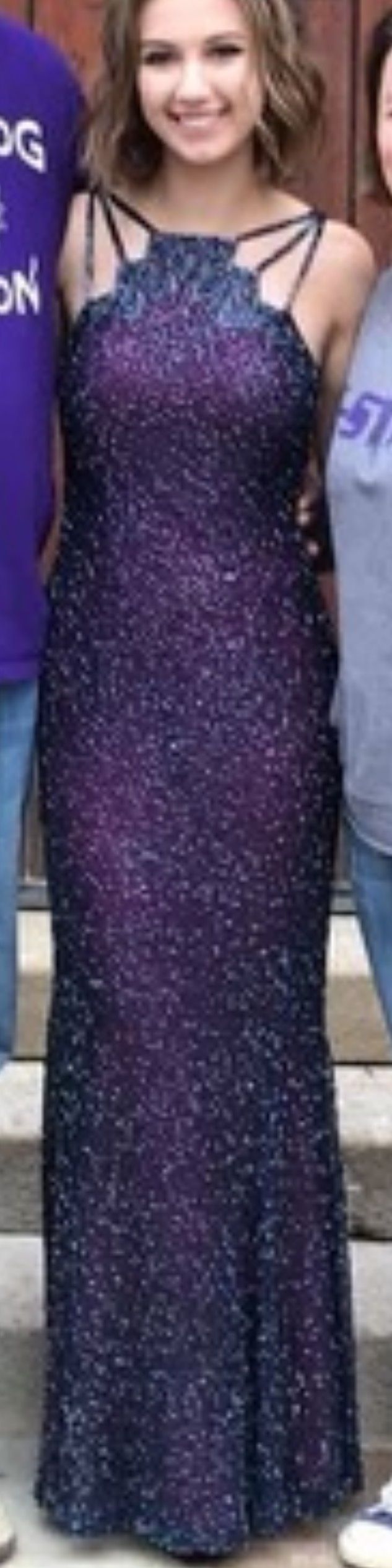 Size S Purple Mermaid Dress on Queenly