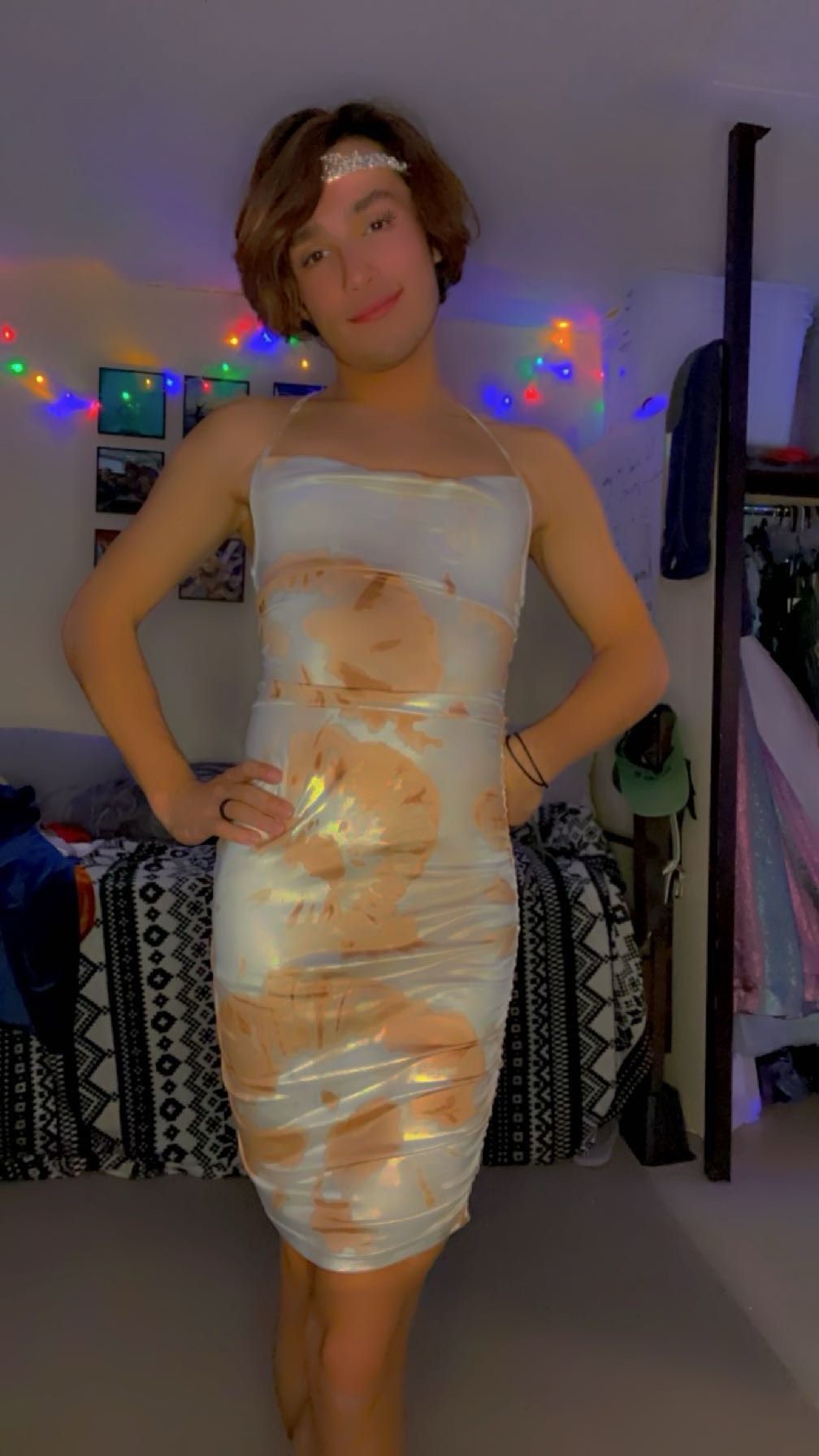 Size S Homecoming Multicolor Cocktail Dress on Queenly