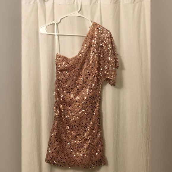 City Studio Size 2 Rose Gold Cocktail Dress on Queenly