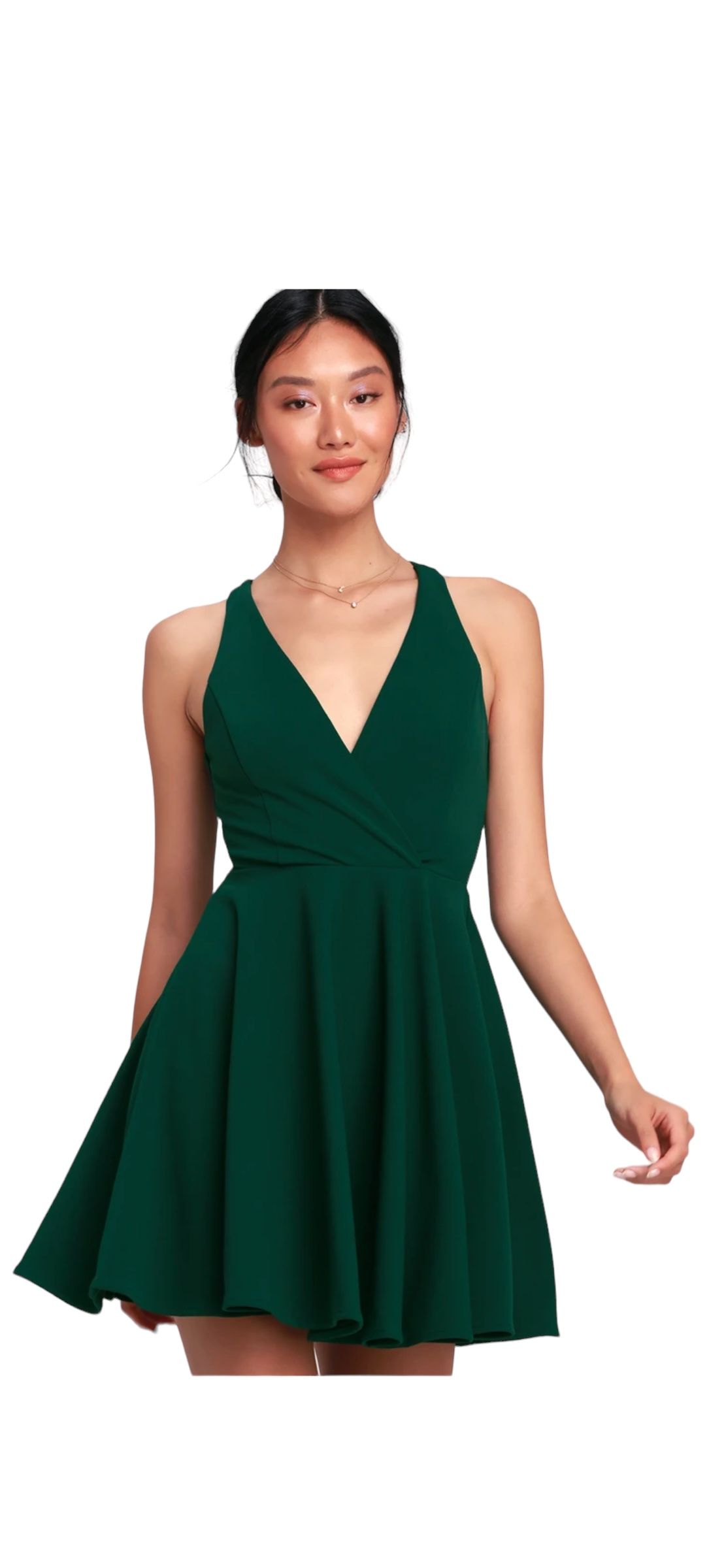 lulu Size 4 Green Cocktail Dress on Queenly