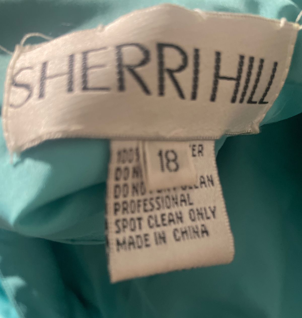 Sherri Hill Plus Size 18 Pageant Turquoise Blue Ball Gown on Queenly