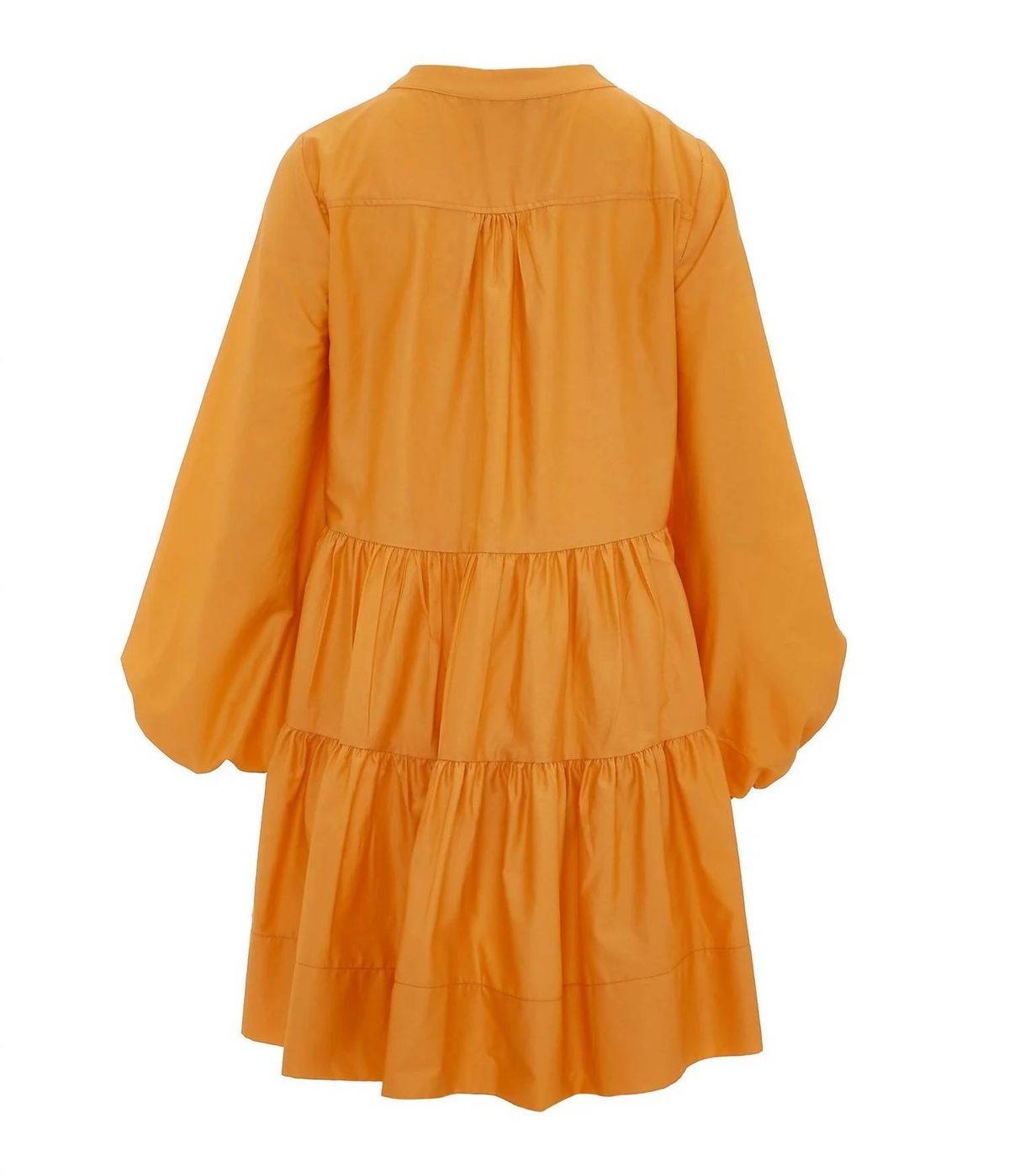 Style 1-1250161620-3855 DEVOTION TWINS Size XS Long Sleeve Orange Cocktail Dress on Queenly