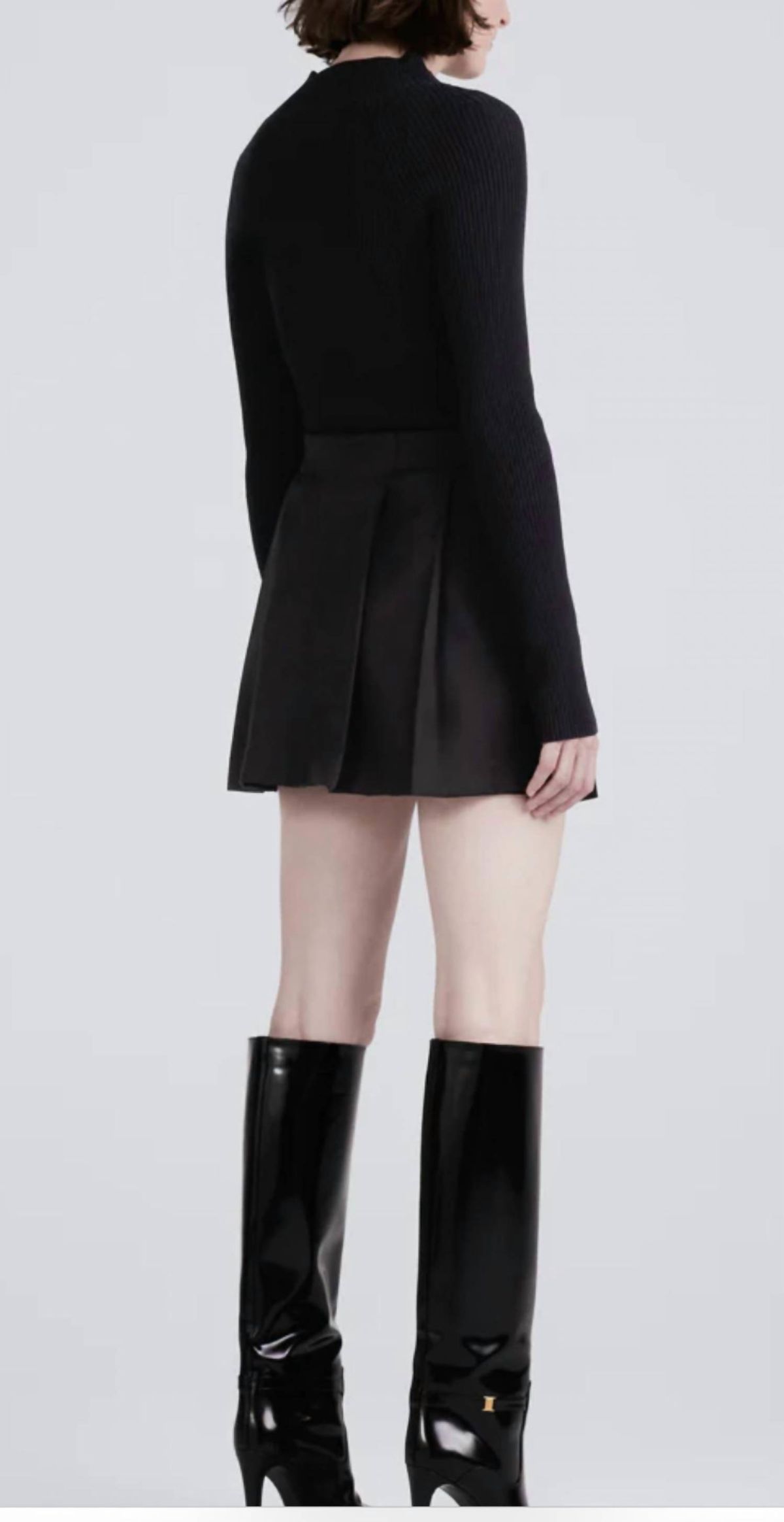 Style 1-1906131138-2901 Derek Lam 10 Crosby Size M Long Sleeve Black Cocktail Dress on Queenly