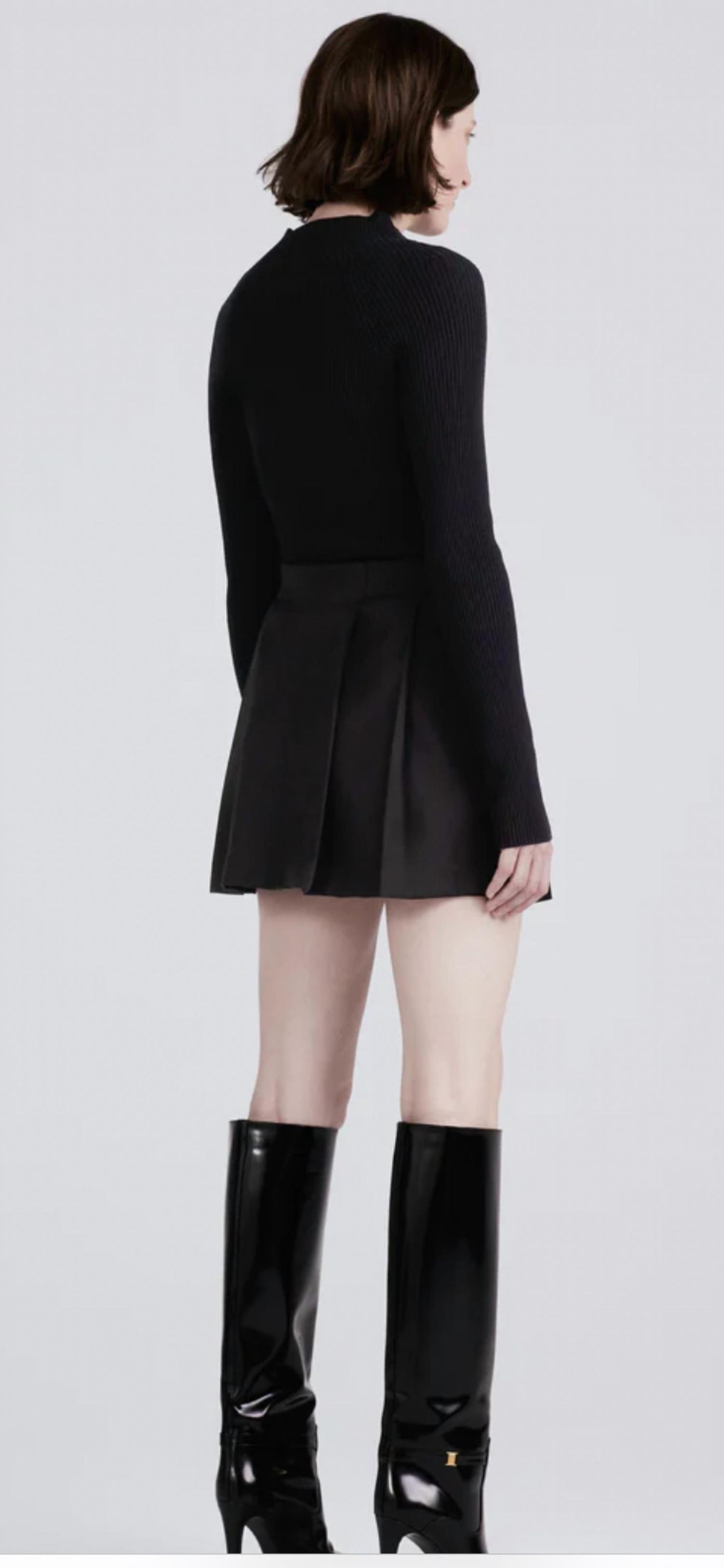 Style 1-1906131138-2901 Derek Lam 10 Crosby Size M Long Sleeve Black Cocktail Dress on Queenly