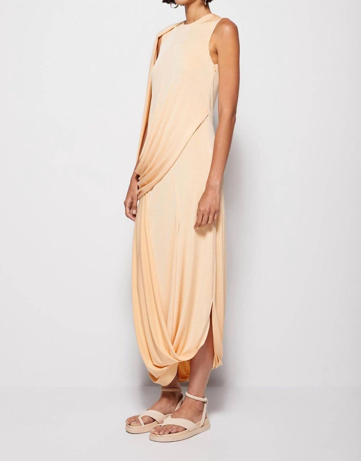 Style 1-2009973315-3855 JONATHAN SIMKHAI Size XS Nude Cocktail Dress on Queenly