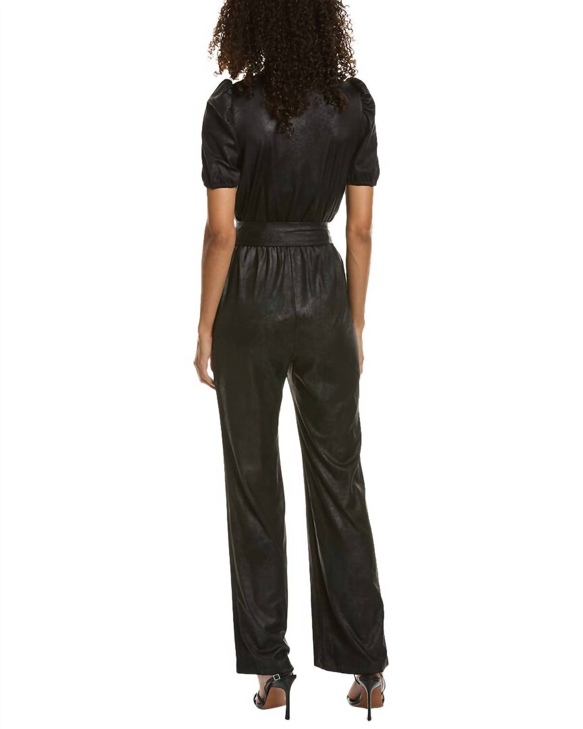 Style 1-1224652579-2901 DREW Size M Black Formal Jumpsuit on Queenly