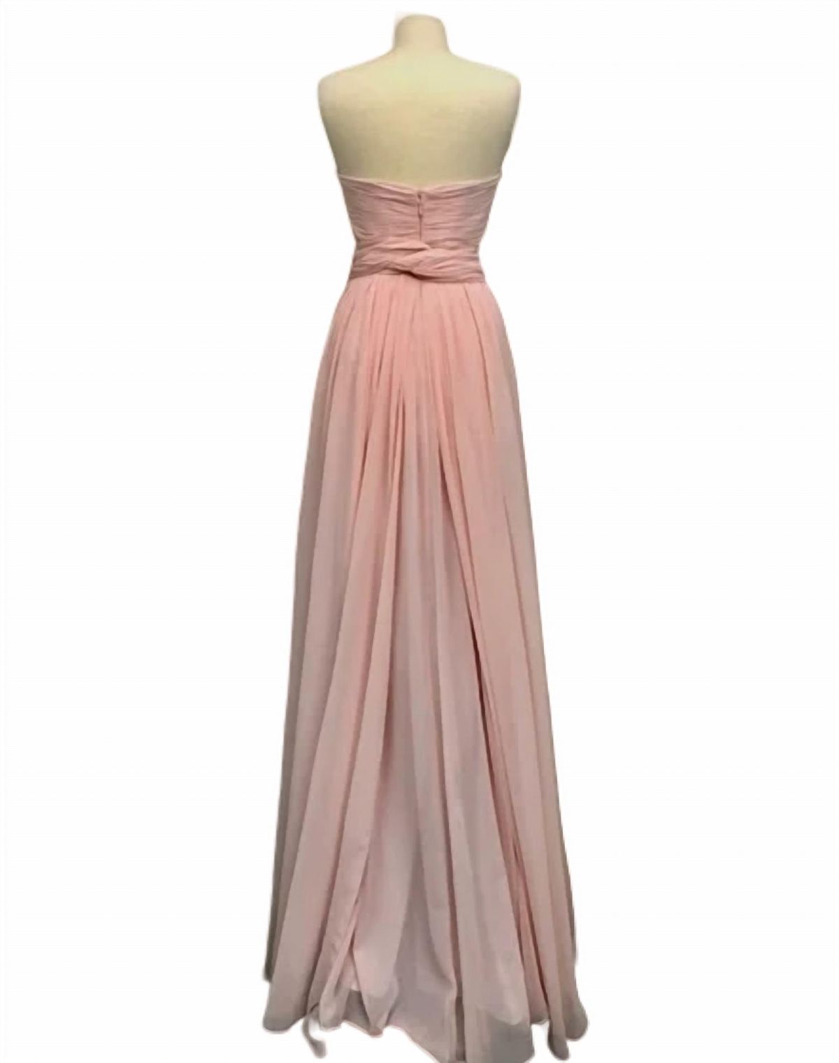 Style 1-3739559427-1498 Bariano Size 4 Pink Floor Length Maxi on Queenly