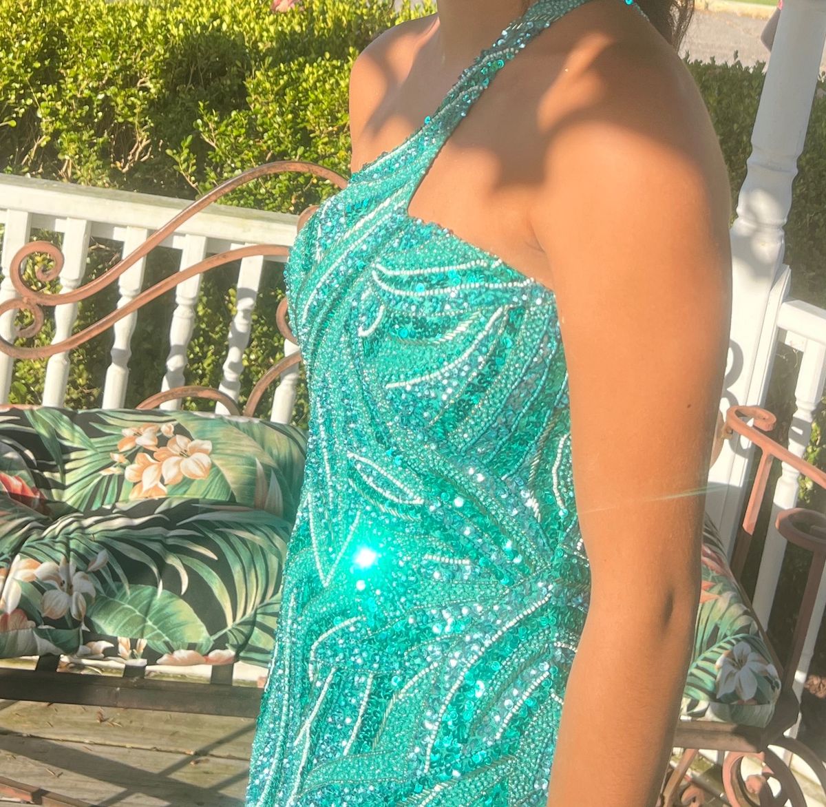 Rachel Allan Size 0 Homecoming One Shoulder Green A-line Dress on Queenly